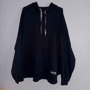 Savage X Fenty Essential Scope Logo Black Hoodie